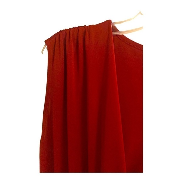 TALBOTS Sleeveless V-Neck Empire Waist Maxi Dress Evening Gown Wedding 0X 12/14 - Picture 5 of 8